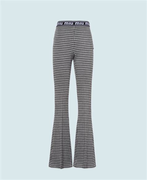 pantaloni miu miu|Pants And Shorts For Women .